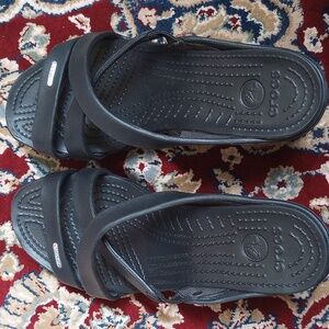 Crocs Black Sandals